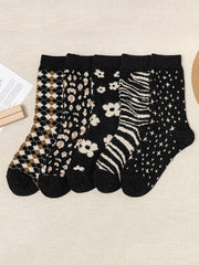 5 Pairs(Black)