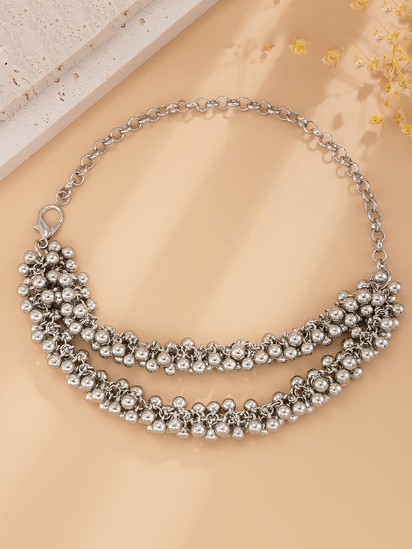 Chains Geometric Solid Color Necklaces Accessories