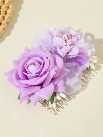 Flower Shape Hair Clips