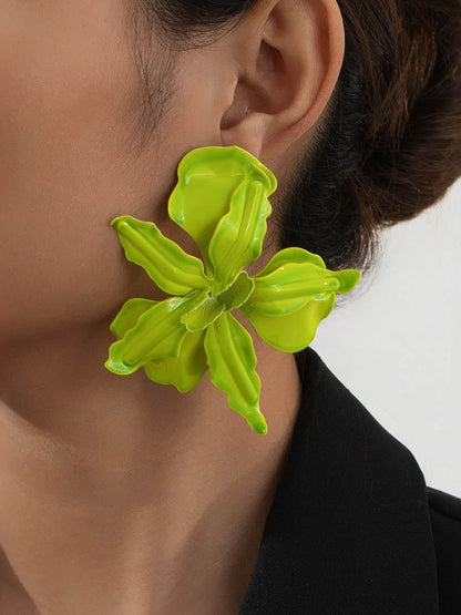 Flower Shape Earrings Accessories