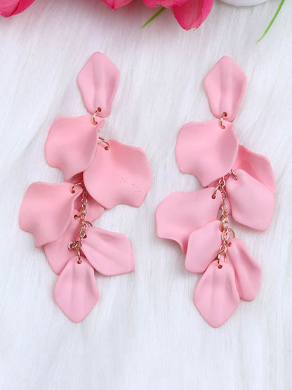 Chains Flower Shape Earrings Accessories