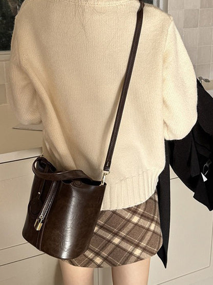 Belt Buckle Split-Joint Bags Crossbody Bags Handbags Tote Bags