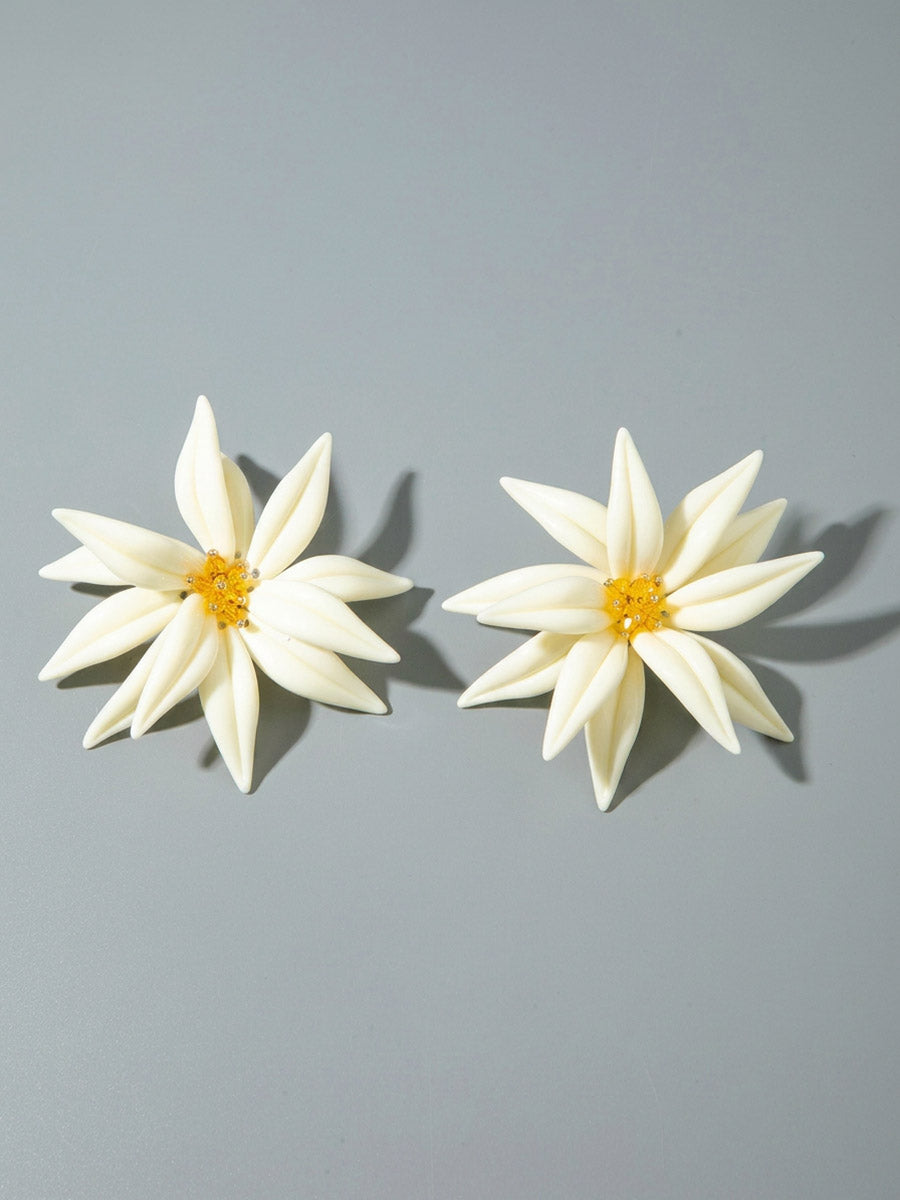 Flower Shape Necklaces Accessories Drop Earrings