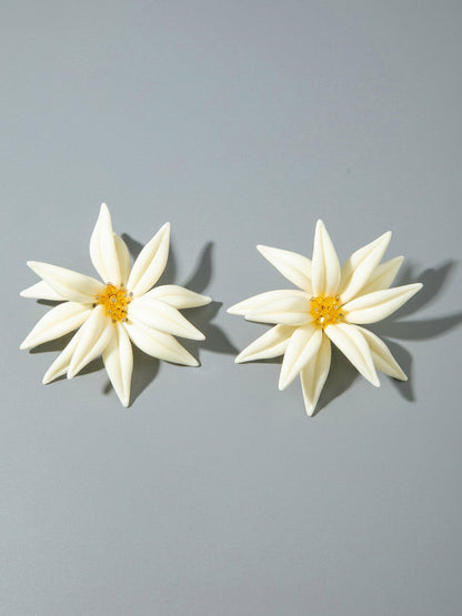 Flower Shape Necklaces Accessories Drop Earrings