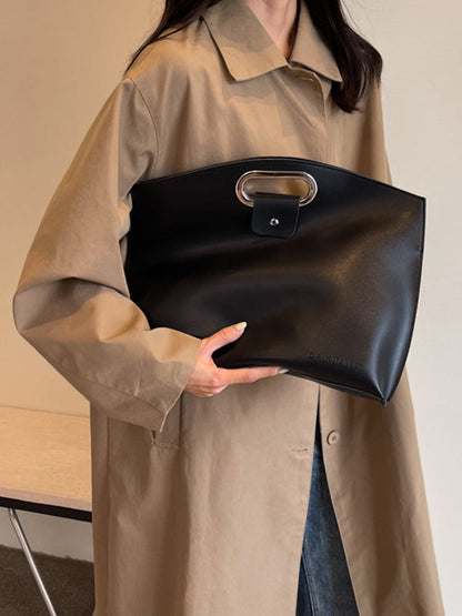 Two-Piece Set Hollow Solid Color Bags Accessories Handbags