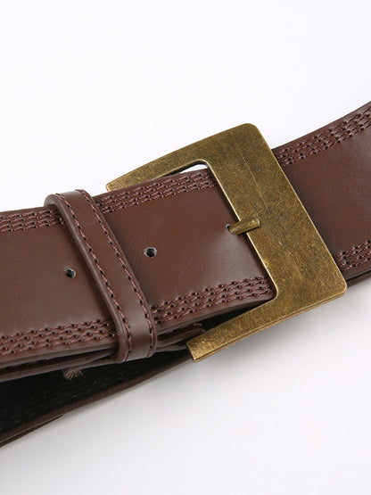 Belt Buckle Geometric Belts