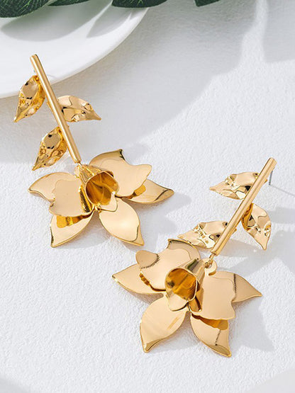 Flower Shape Earrings Accessories