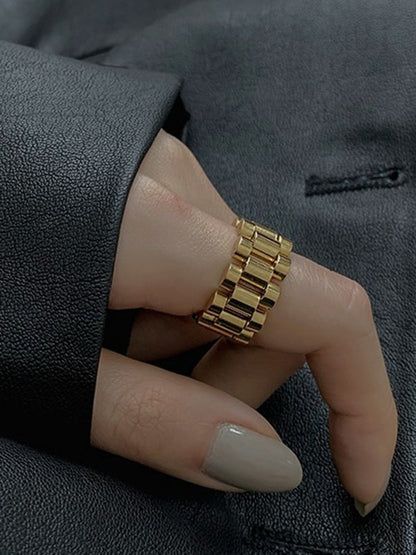 Original Simple Cool Solid Color Ring