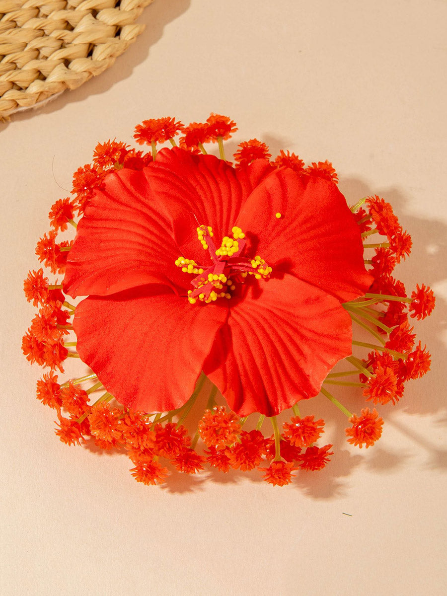 Three-Dimensional Flower Hair Clips