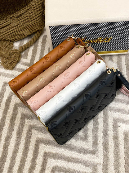 Geometric Heart Shape Evening Bags & Clutches Mini Bags