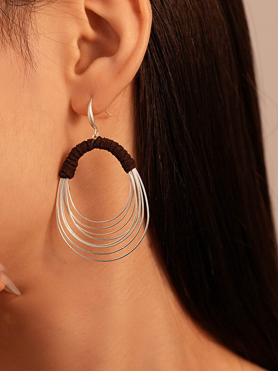 Geometric Drop Earrings