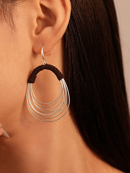 Geometric Drop Earrings