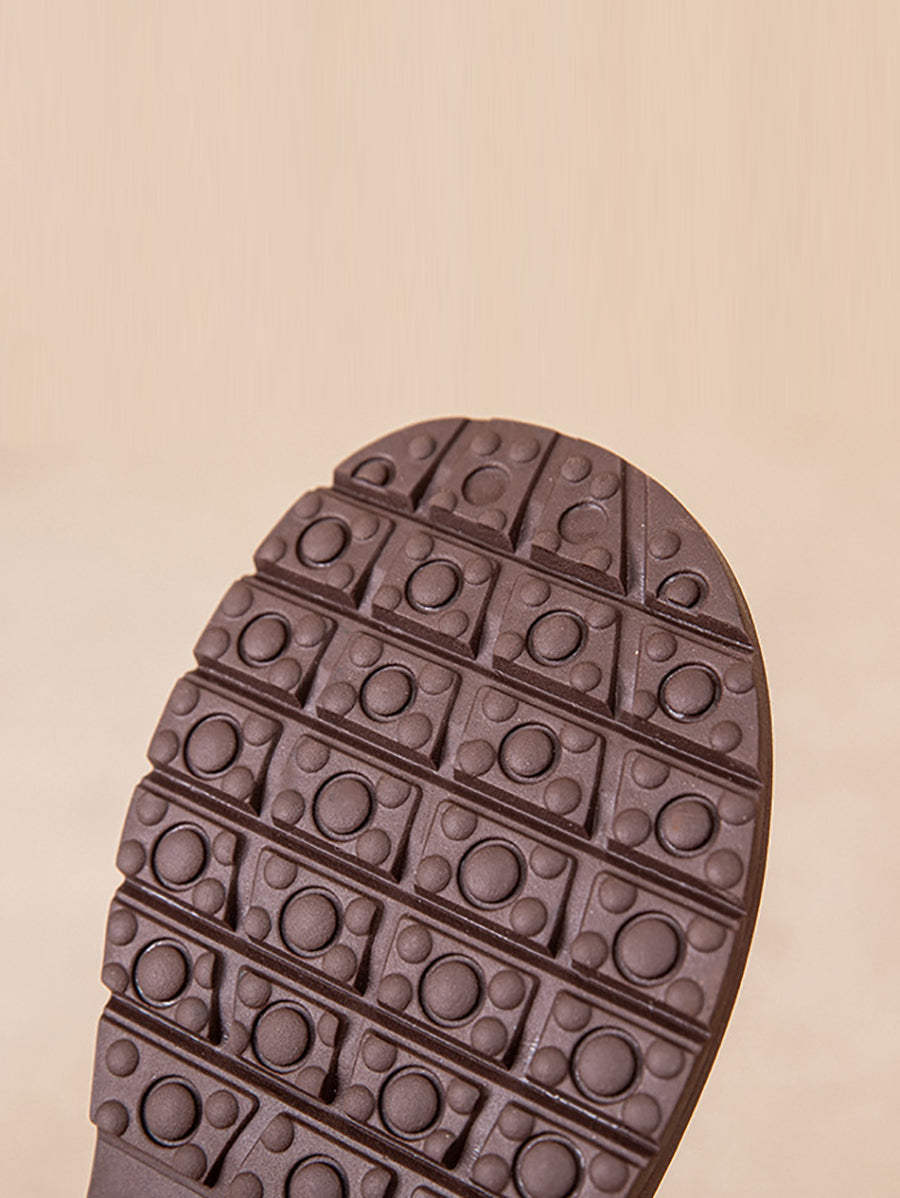 Women Vintage Genuine Leather Ankle Boots