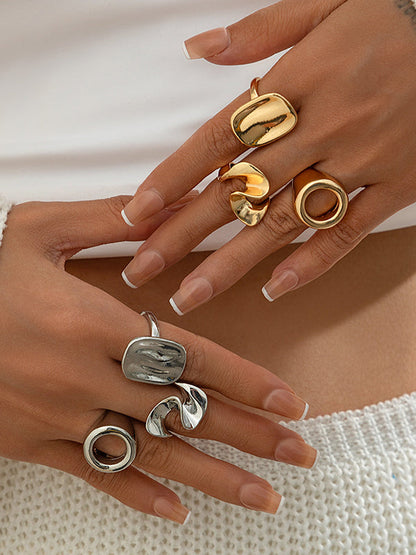 Geometric Ringent Rings Accessories
