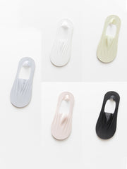 5 Pairs(Grey White Black Green Pink)