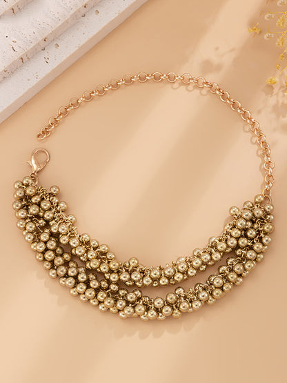 Chains Geometric Solid Color Necklaces Accessories