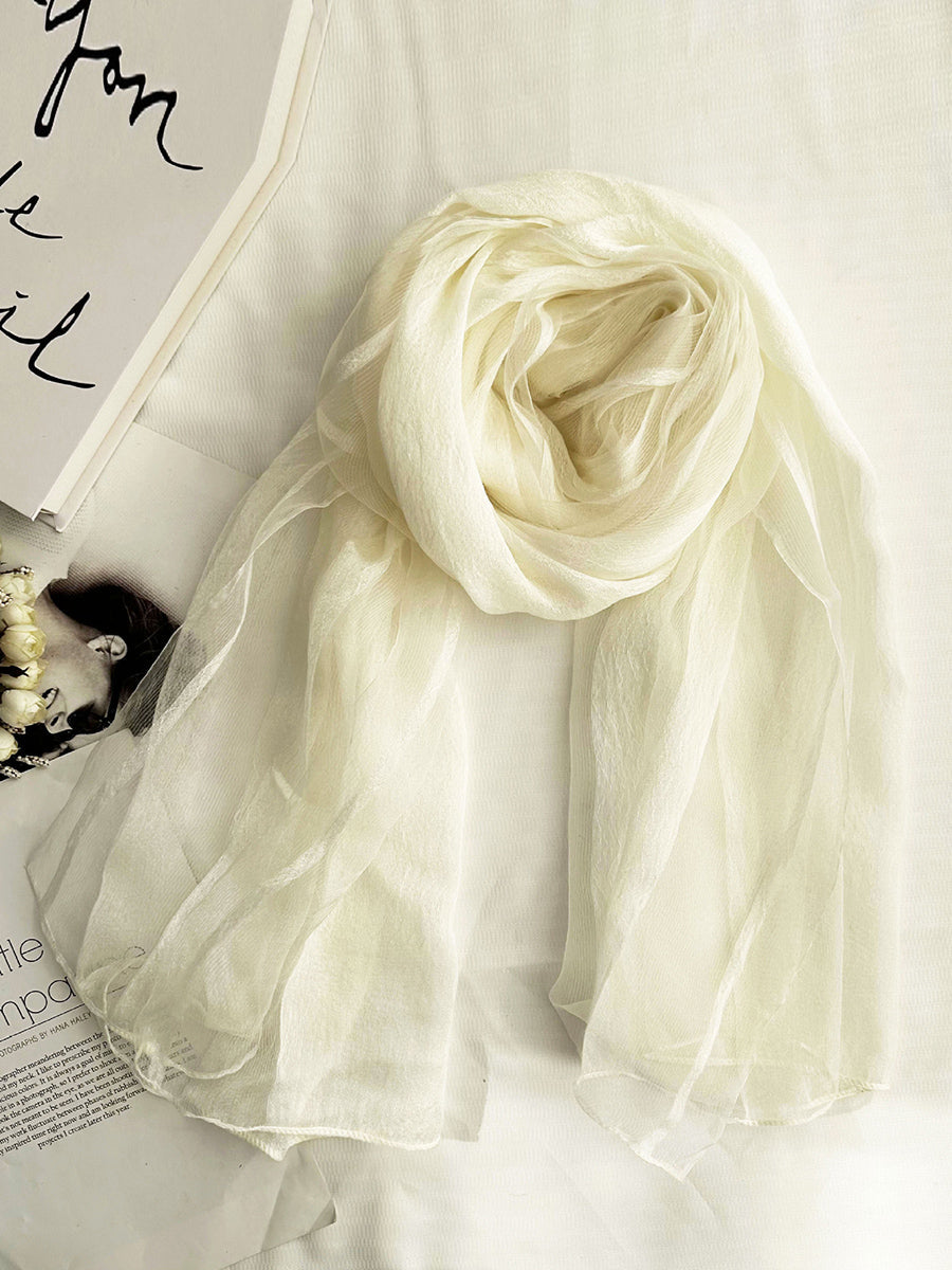 Women Summer Thin Colorblock Shawl Scarf