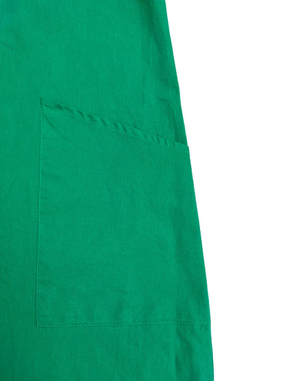 Solid Color Buttoned Wide Leg Sleeveless Stand Collar Jumpsuits