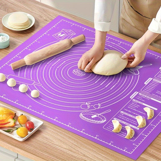 Non-Stick Baking Mat for Pastry, Dough Rolling, and Baking - Perfect for Pies, Cookies, and More - Ideal Kitchen Tool for Christmas, Halloween, Easter, Hanukkah, Thanksgiving - 1pc