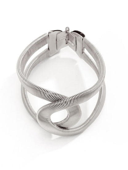 Geometric Hollow Snake Chain Solid Color Bracelet Accessories
