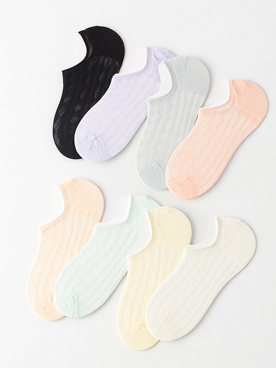 5 Pairs Women Summer Thin Short Socks