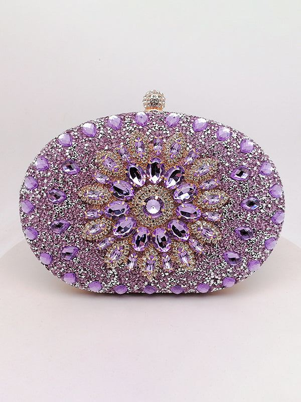 Geometric Shiny Split-Joint Bags Bags Accessories Handbags