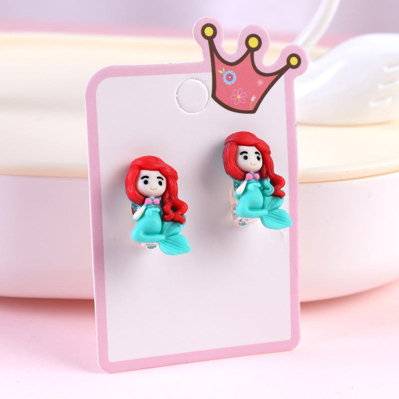 Cartoon Ear Cuffs For Kids In Colorful Plastic Featuring Fun Cartoon Style Design
