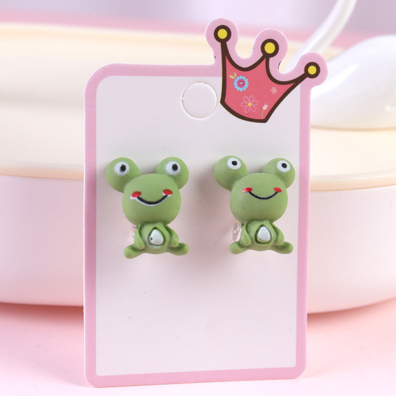 Cartoon Ear Cuffs For Kids In Colorful Plastic Featuring Fun Cartoon Style Design