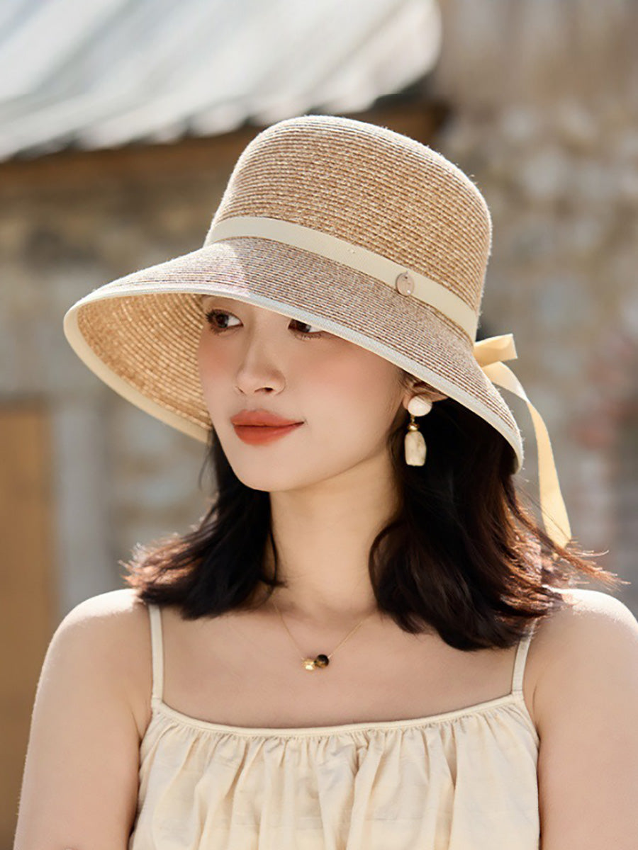 Women Fashion Summer Straw Sun Hat