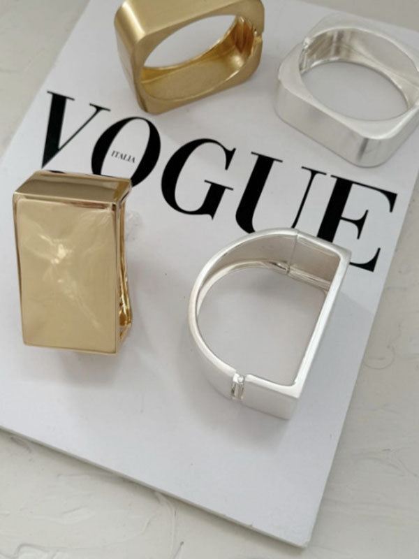 Geometric Solid Color Bracelet Accessories