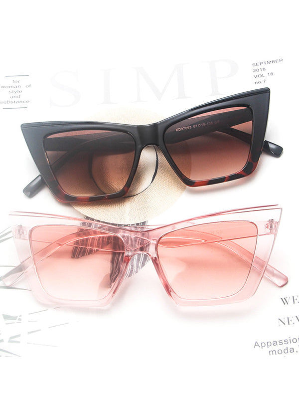 Geometric Sun Protection Sunglasses Accessories