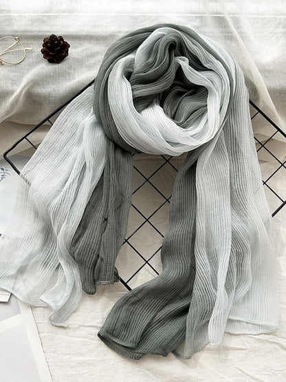 Women Vintage Summer Linen Shawl Scarf