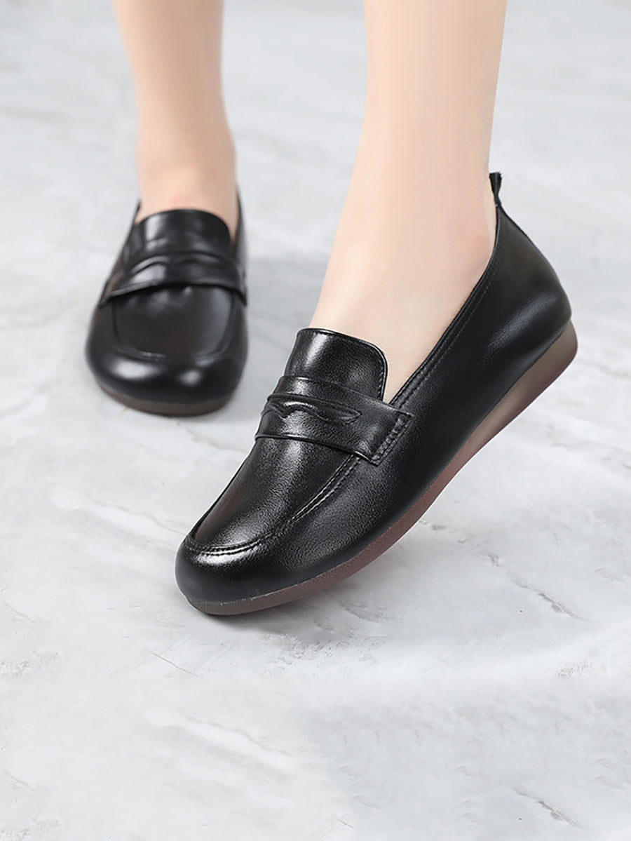 Women Casual Genuine Leather Soft Leather