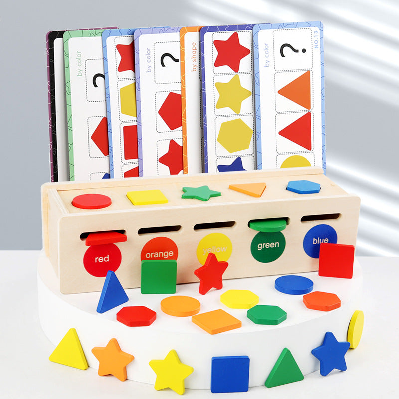 Wooden Learning Toys For Toddlers Ages 3-6, Children Unisex Educational Toy In Colour