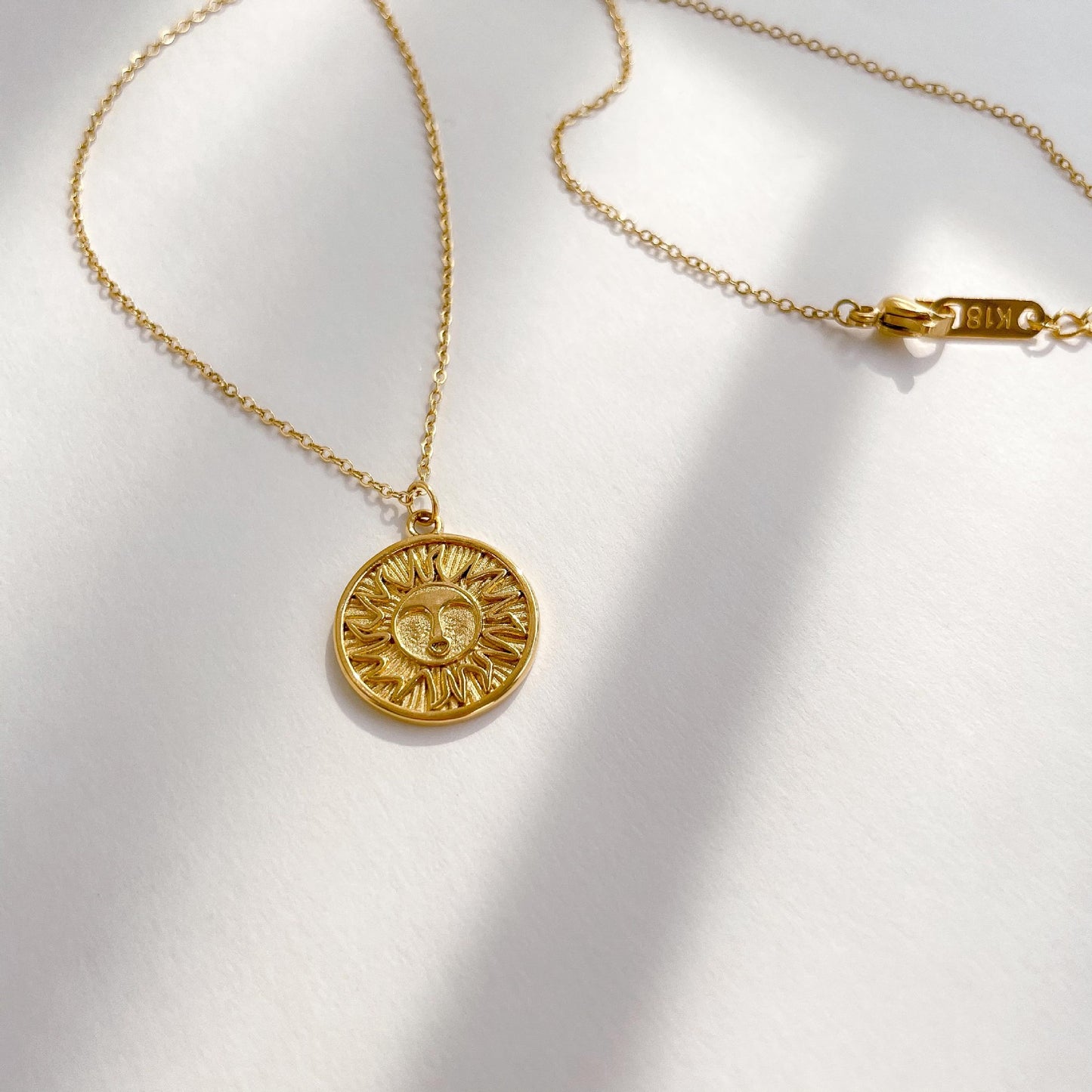 Clouds Necklace For Women Featuring Electroplated 304 Stainless Steel With 18K Real Gold Plated Cable Chain