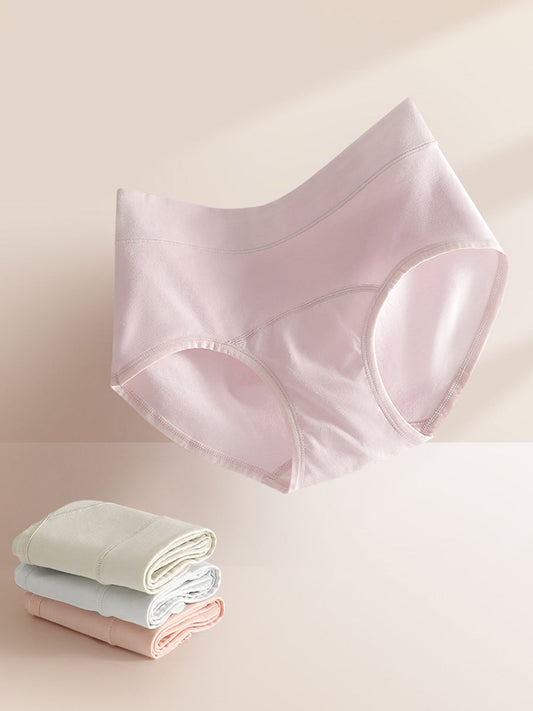 7 Pieces Summer Women Casual Pure Color Underwear