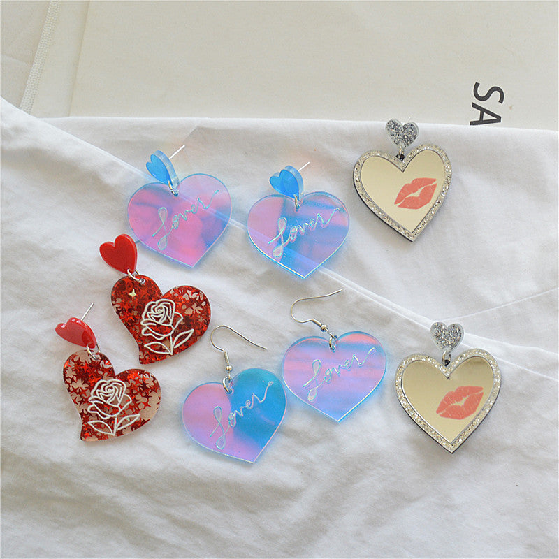 Romantic Acrylic Letter For Women Featuring White K Plated Material, Perfect For Party Carving