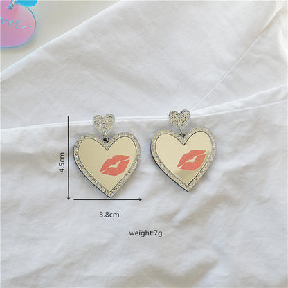 Romantic Acrylic Letter For Women Featuring White K Plated Material, Perfect For Party Carving