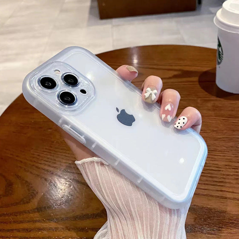 Transparent Silica Gel Phone Case For Apple IPhone Featuring Durable Soft Material