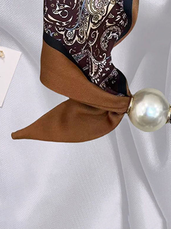 Floral Printed Split-Joint Shawl&Scarf