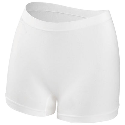 Solid Color Seamless Mid Waist Nylon Panties For Women, Normal Type, Suitable For All Seasons