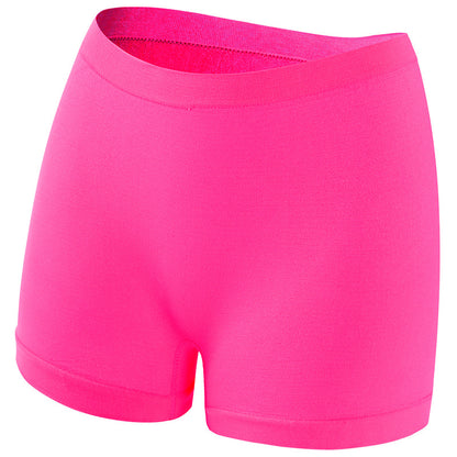 Solid Color Seamless Mid Waist Nylon Panties For Women, Normal Type, Suitable For All Seasons