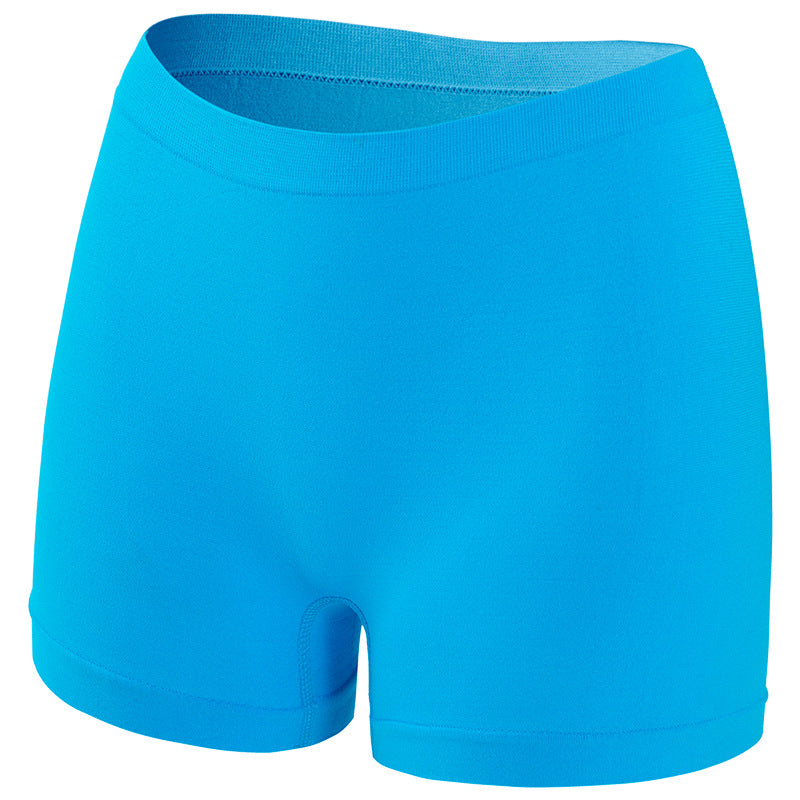 Solid Color Seamless Mid Waist Nylon Panties For Women, Normal Type, Suitable For All Seasons