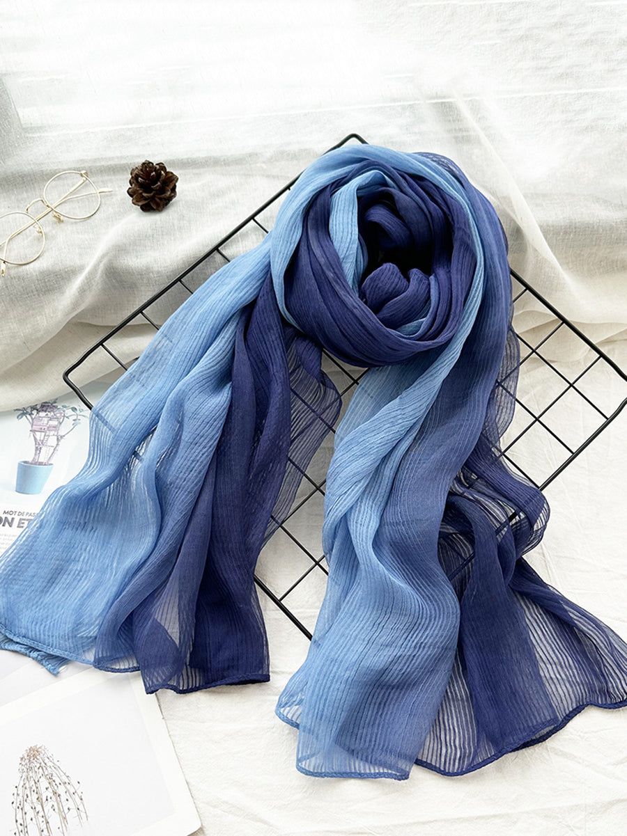 Women Vintage Summer Linen Shawl Scarf