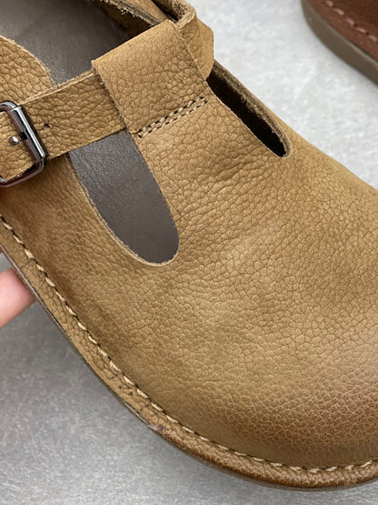 Women Vintage Spring Genuine Leather Flat Shoes