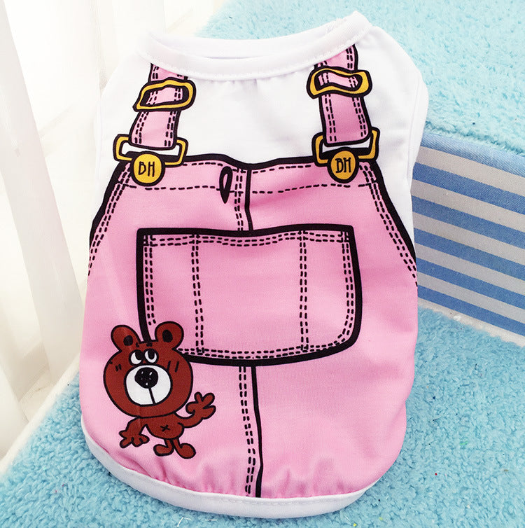 Pet Clothing Made Of Polyester For Spring And Summer, Perfect For Dogs