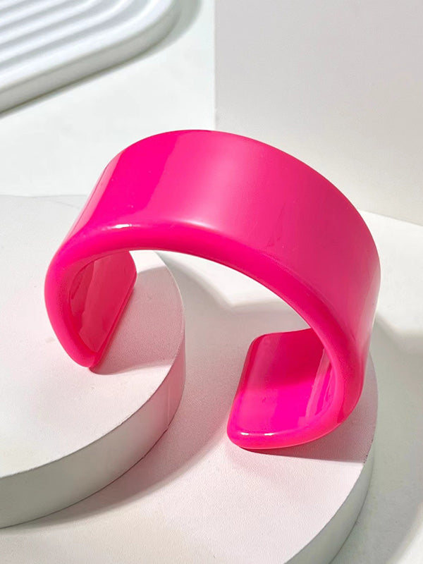 Geometric Ringent Solid Color Bracelet Accessories