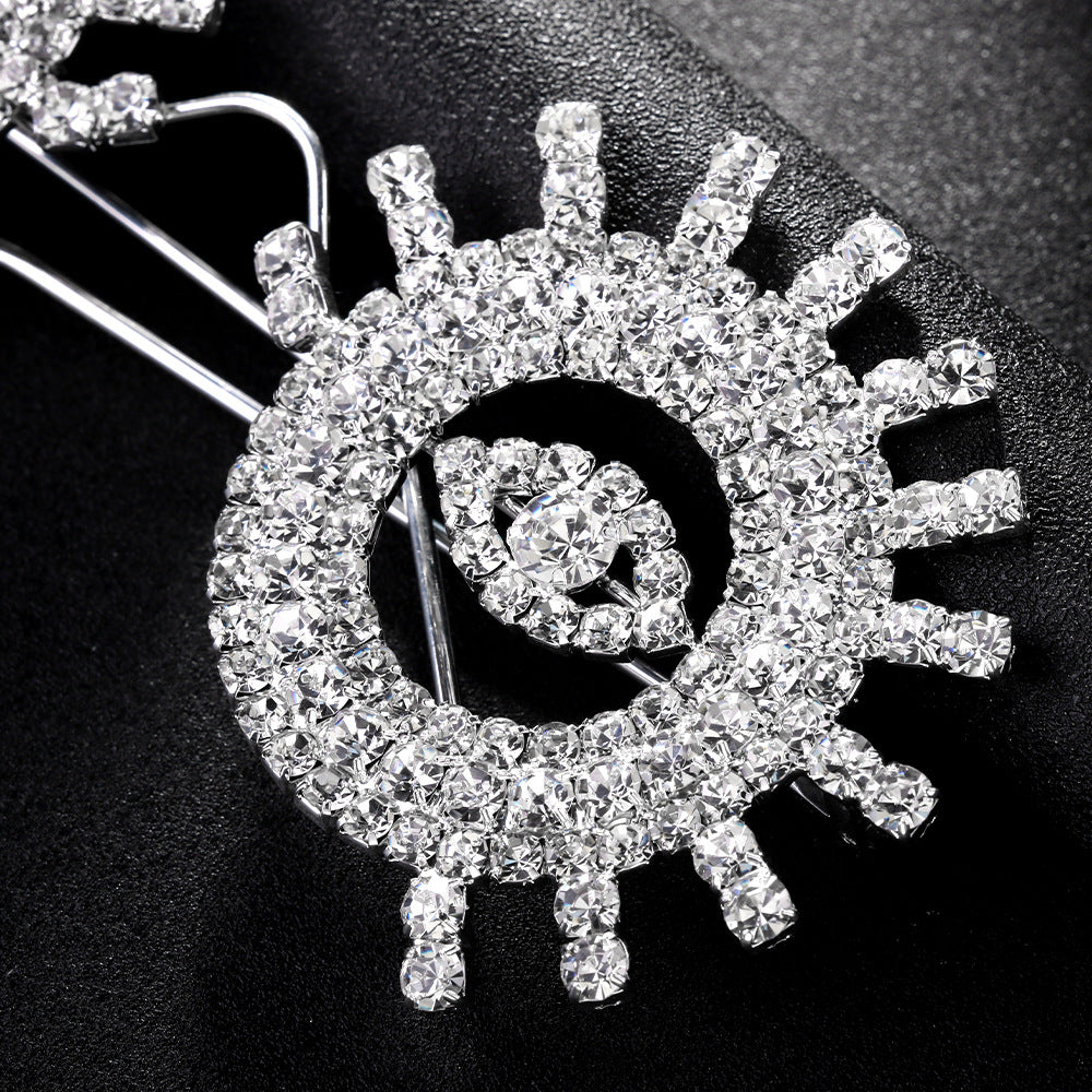 Special-Shaped Mirror Glasses For Women In Gold, Stylish Jewelry Accessory