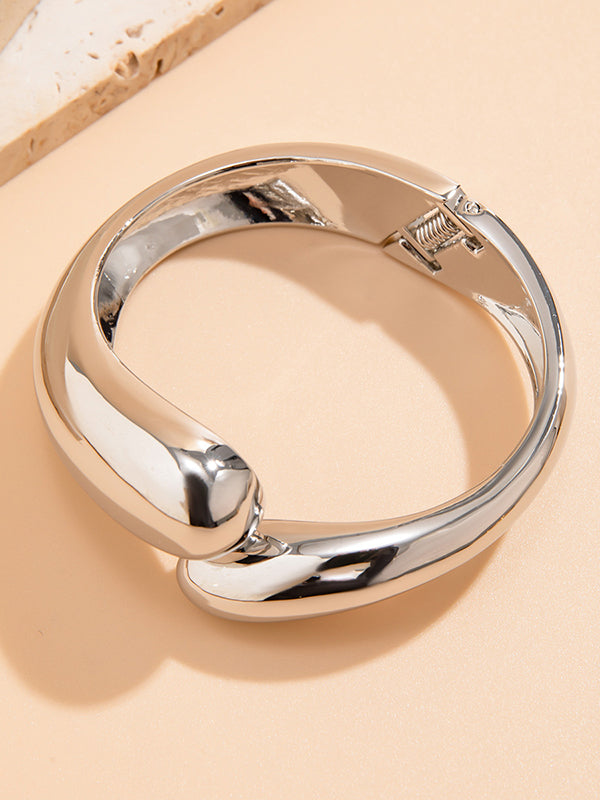 Asymmetric Shiny Solid Color Dainty Necklace Necklaces Accessories