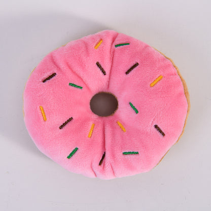 Plush Donuts Dog Toy For Pets, Soft And Durable Chew Toy For Dogs
